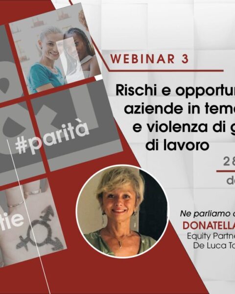 webinar molestie e violenza di genere sul luogo di lavoro